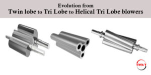 Evolution from Twin Lobe to Tri Lobe to Helical Tri Lobe Blowers